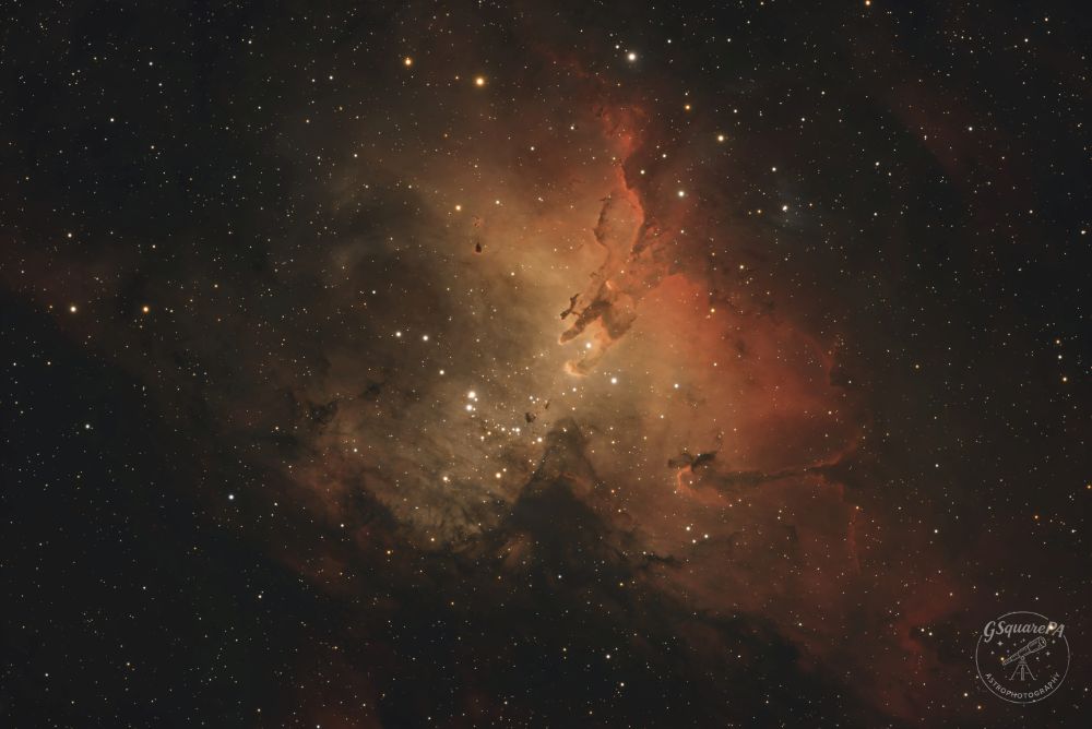 M16 - Eagle Nebula, imaged by GSquarePA