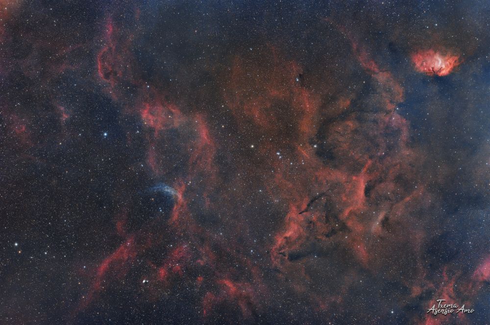 NGC6871 + NGC6883, imaged by Txemica74