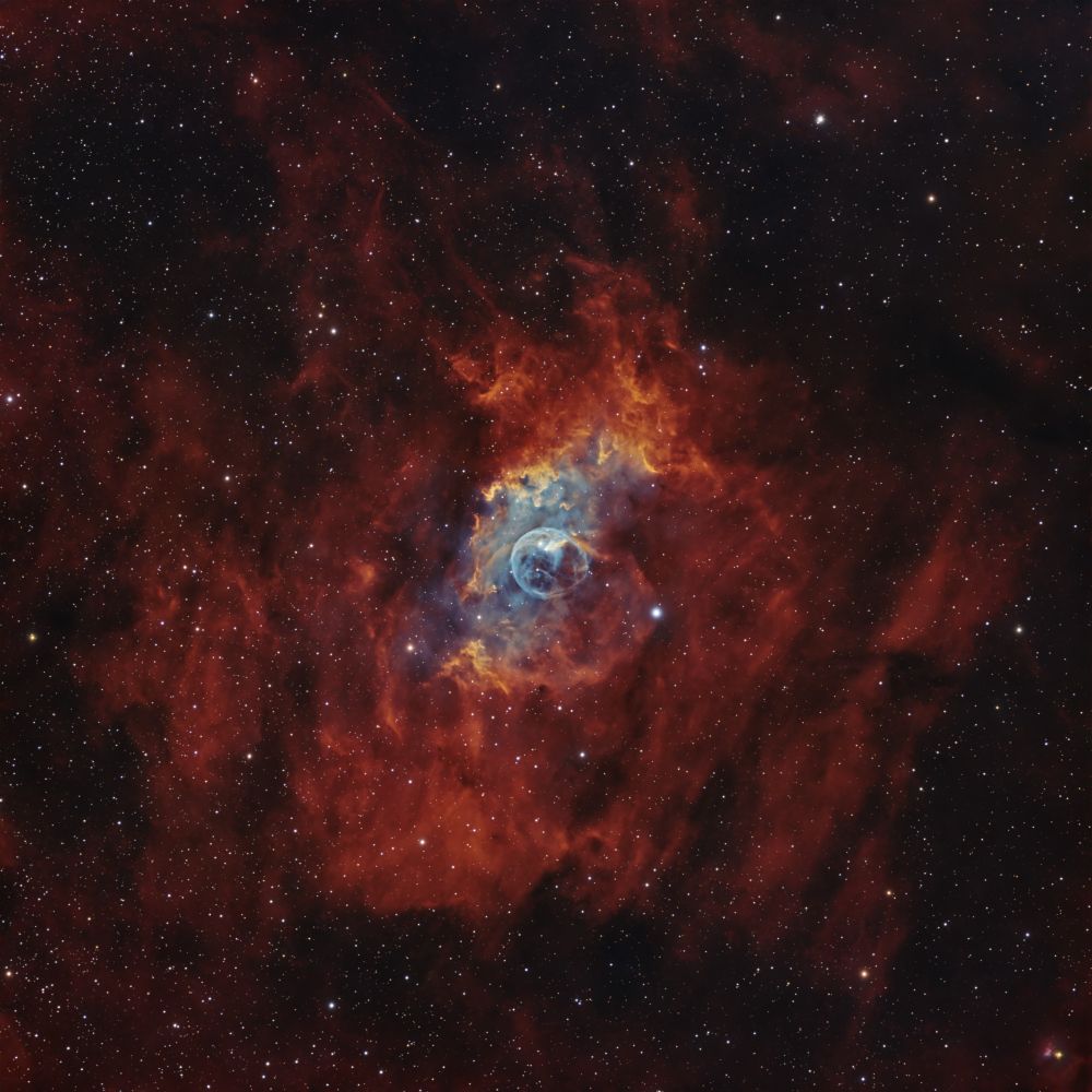 NGC 7635 (Bubble Nebula), imaged by SPZ