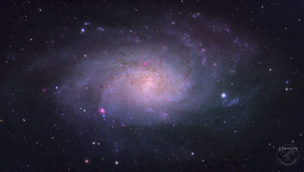 M33 - Triangulum Galaxy, imaged by GSquarePA