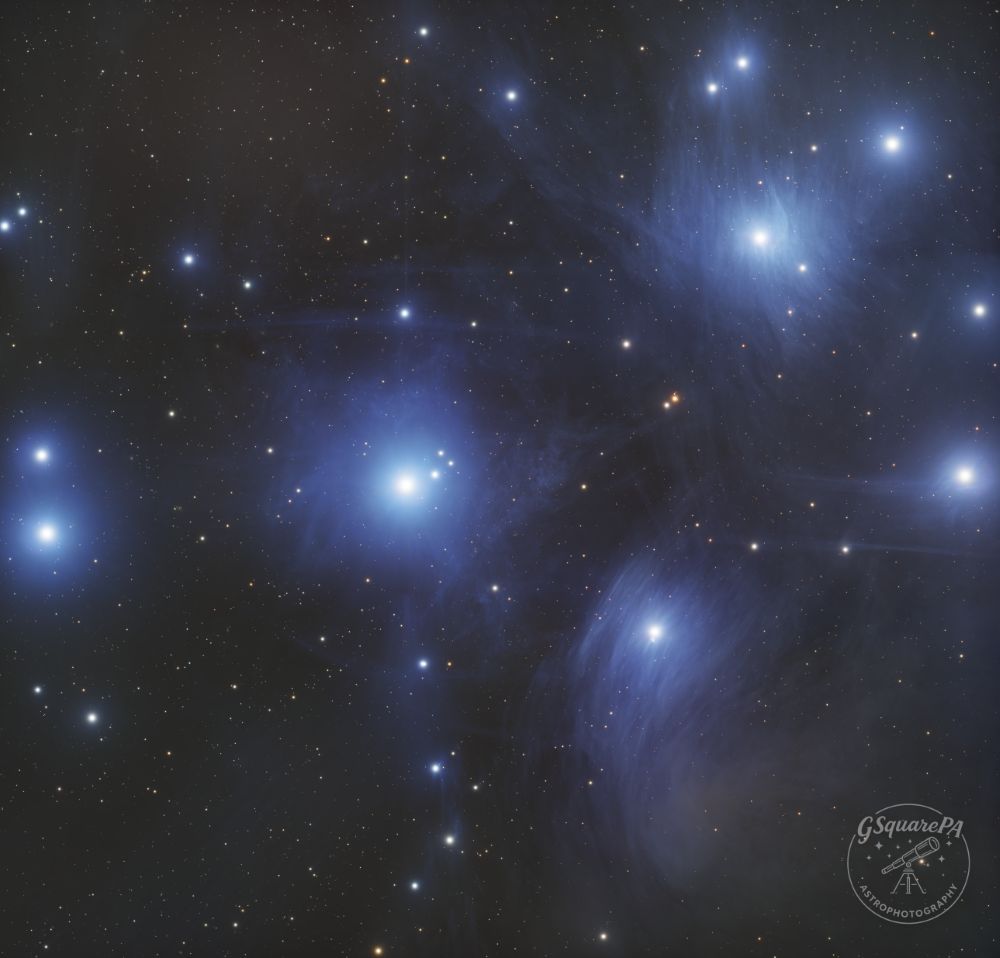Pleiades, imaged by GSquarePA