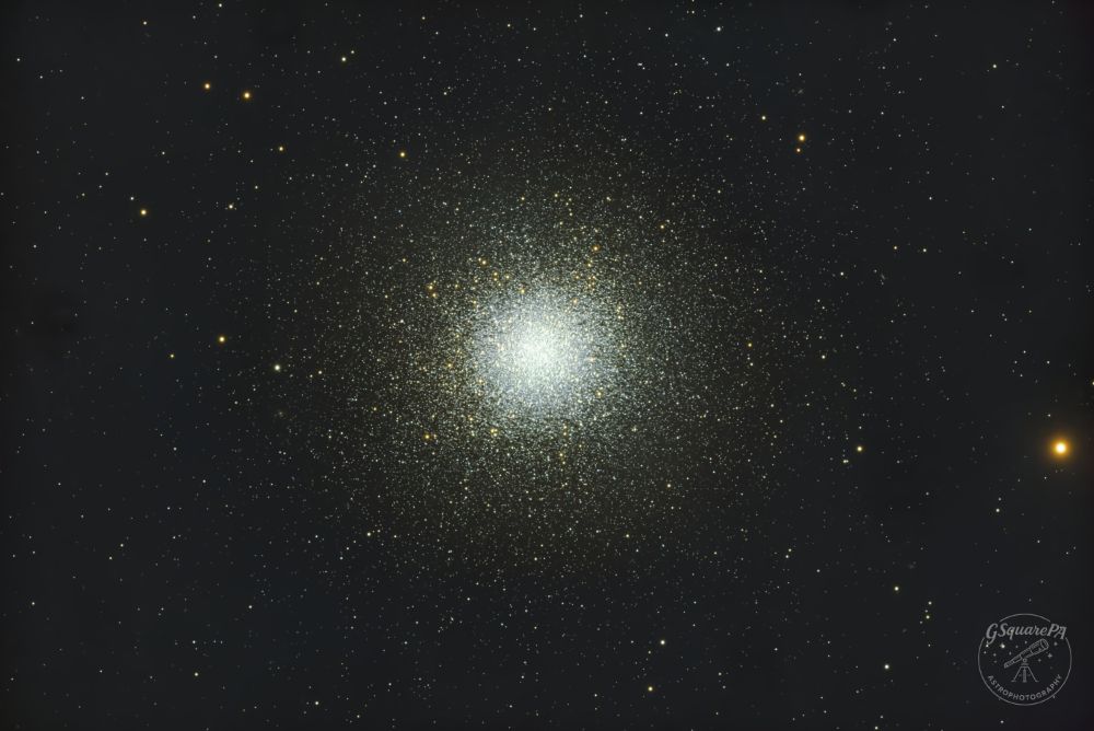 Great Star Cluster in Hercules, imaged by GSquarePA