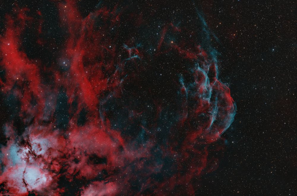 SNR G132.7+01.3, imaged by SPZ